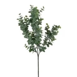 Mica Decorations Kunstblad - eucalyptus - groen - tak - 65 cm