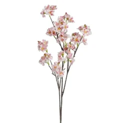 Mica Decorations Kunstbloem Bloesem Floral - H106 cm - lichtroze
