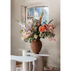 Mica Decorations Kunstbloem Bloesem Floral - H106 cm - lichtroze