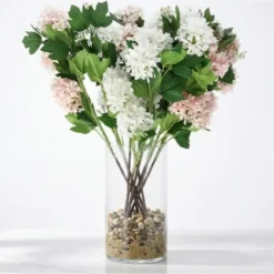 Mica Decorations Kunstbloem Viburnum Floristic - H77 cm - wit