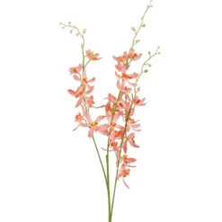 Mica Decorations Kunstbloem Orchidee Florist - H95 cm - roze