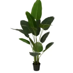 Mica Decorations Kunstplant Bananenboom in Pot - H180 x Ø30 cm - Groen