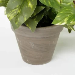 Mica Decorations Kunstplant - scindapsus drakenklimop - groen - 45 cm