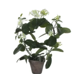 Mica Decorations Kunstplant - stephanotis bruidsbloem - wit - 50 cm