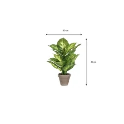 Mica Decorations Kunstplant Dieffenbachia - groen - 40 cm - in pot