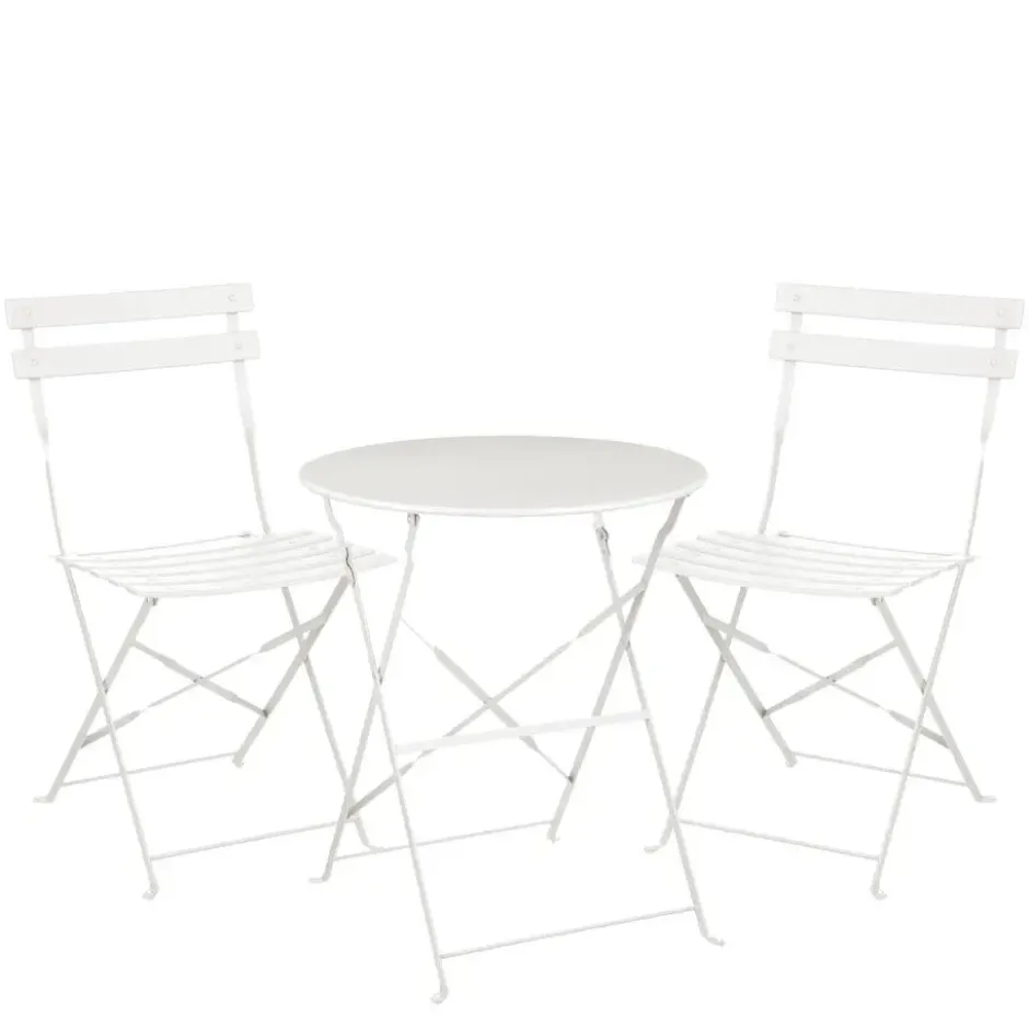 Mica Decorations Laurence Bistroset - Set van 3 - Metaal - Wit