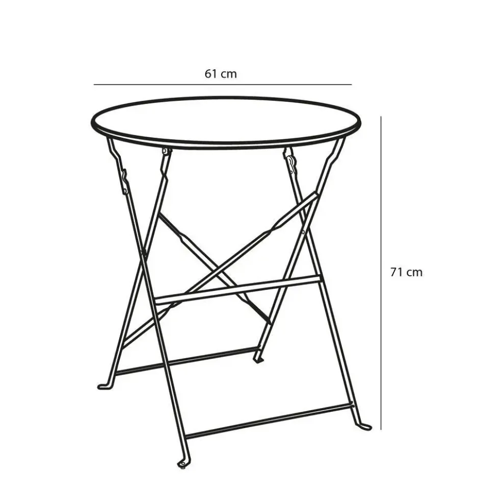 Mica Decorations Laurence Bistroset - Set van 3 - Metaal - Wit