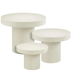 Mica Decorations Lux Bijzettafel - Set van 3