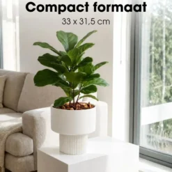 Mica Decorations Lux Bloempot – Off-white