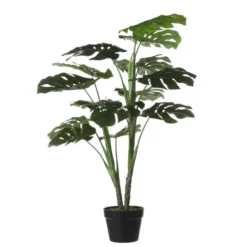 Mica Decorations Monstera Kunstplant - H100 x Ø70 cm - Groen