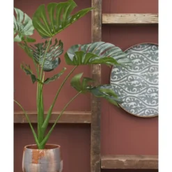 Mica Decorations Monstera Kunstplant - H100 x Ø70 cm - Groen