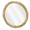 Mica Decorations Nick Wandspiegel - FSC 100% - Mangohout - Donkerbruin