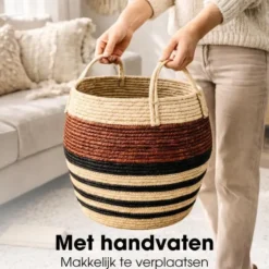 Mica Decorations Opbergmand Set van 2 Opbergmanden