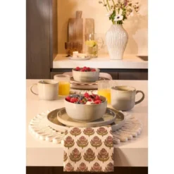 Mica Decorations Ozzu Serviesset 4 Persoons - Steengoed - Grijs