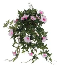 Mica Decorations Petunia Hangende Kunstplant in Bloempot Roze