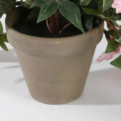 Mica Decorations Petunia Hangende Kunstplant in Bloempot Roze