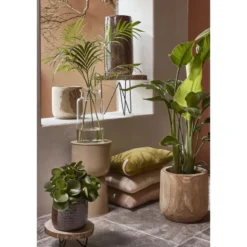 Mica Decorations Pia Boomstam Bijzettafel - Ø29 cm - Lichtbruin