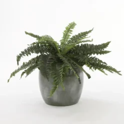 Mica Decorations Plantenpot - groen - keramiek - 33 x 31 cm