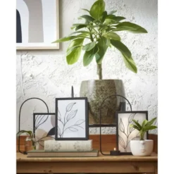 Mica Decorations Plantenpot - Terracotta - groen - 29 x 26 cm