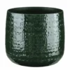 Mica Decorations Plantenpot - keramiek - groen - 28 x 23 cm