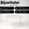 Mica Decorations Seatle Bijzettafel Rond voor Buiten