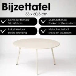 Mica Decorations Seatle Bijzettafel Rond voor Buiten