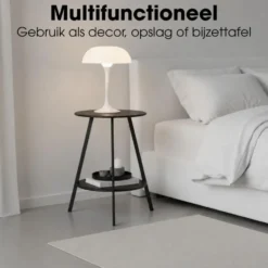 Mica Decorations Seatle Bijzettafel Rond voor Buiten