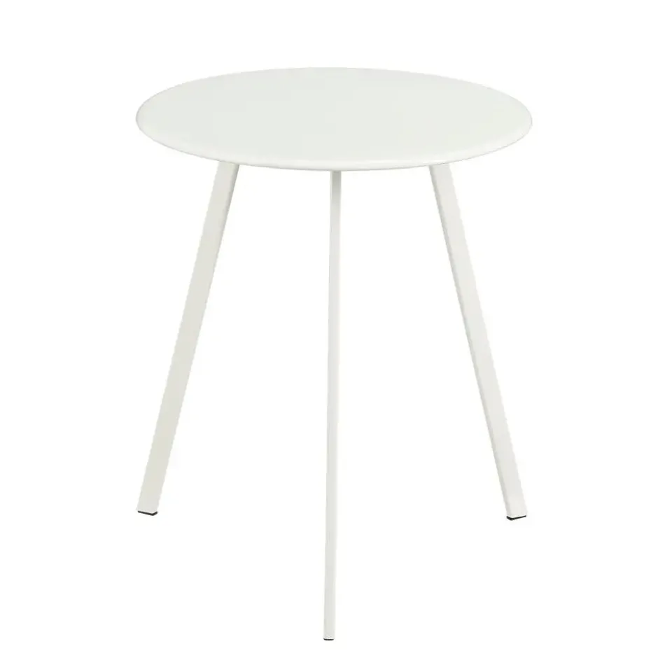 Mica Decorations Seatle bijzettafel wit - h45xd38cm