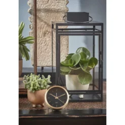 Mica Decorations Storm Lantaarn - L19,5 x B19 x H36 cm - Zwart