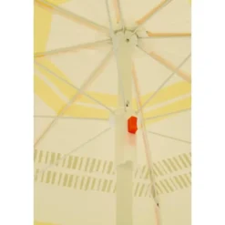 Mica Decorations Strandparasol - H180 x Ø160 cm - Geel