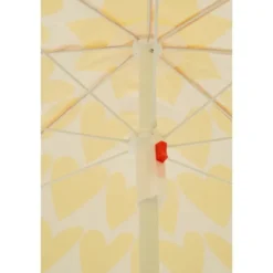 Mica Decorations Strandparasol - H180 x Ø160 cm - Geel