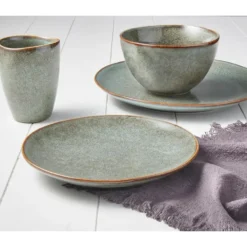 Mica Decorations Tabo Serviesset 4 persoons Keramiek Groen