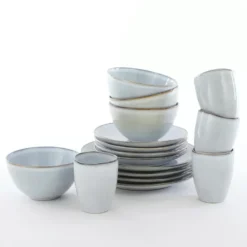Mica Decorations Tabo Serviesset 4 persoons Keramiek Grijs
