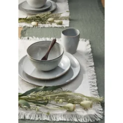 Mica Decorations Tabo Serviesset 4 persoons Keramiek Grijs