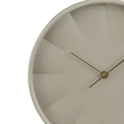 Mica Decorations Tikki Wandklok - 30cm - beige - kunststof - muur