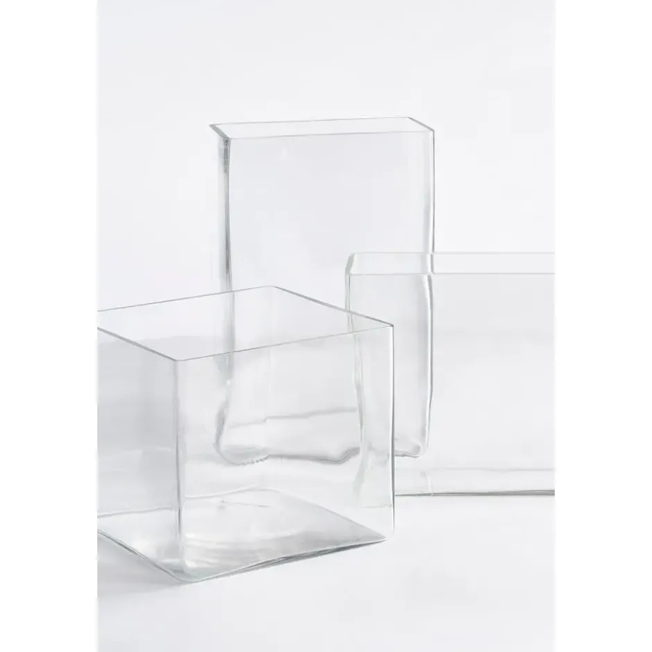 Mica Decorations Vaas - accubak - rechthoekig - 20 x 10 x 30 cm