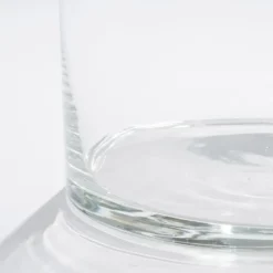 Mica Decorations Vaas - cilinder - helder - glas - 40 cm