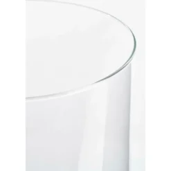 Mica Decorations Vaas - cilinder - glas - transparant - 55 cm