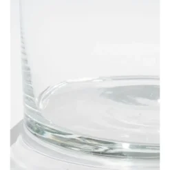 Mica Decorations Vaas - cilinder - glas - transparant - 55 cm