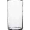 Mica Decorations Vaas - cilinder - glas - 9 x 15 cm - Bloemenvaas
