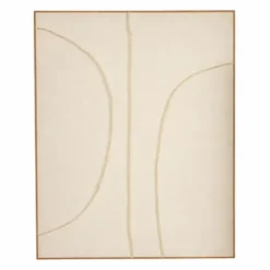 Mica Wanddecoratie Beige 100x80 cm
