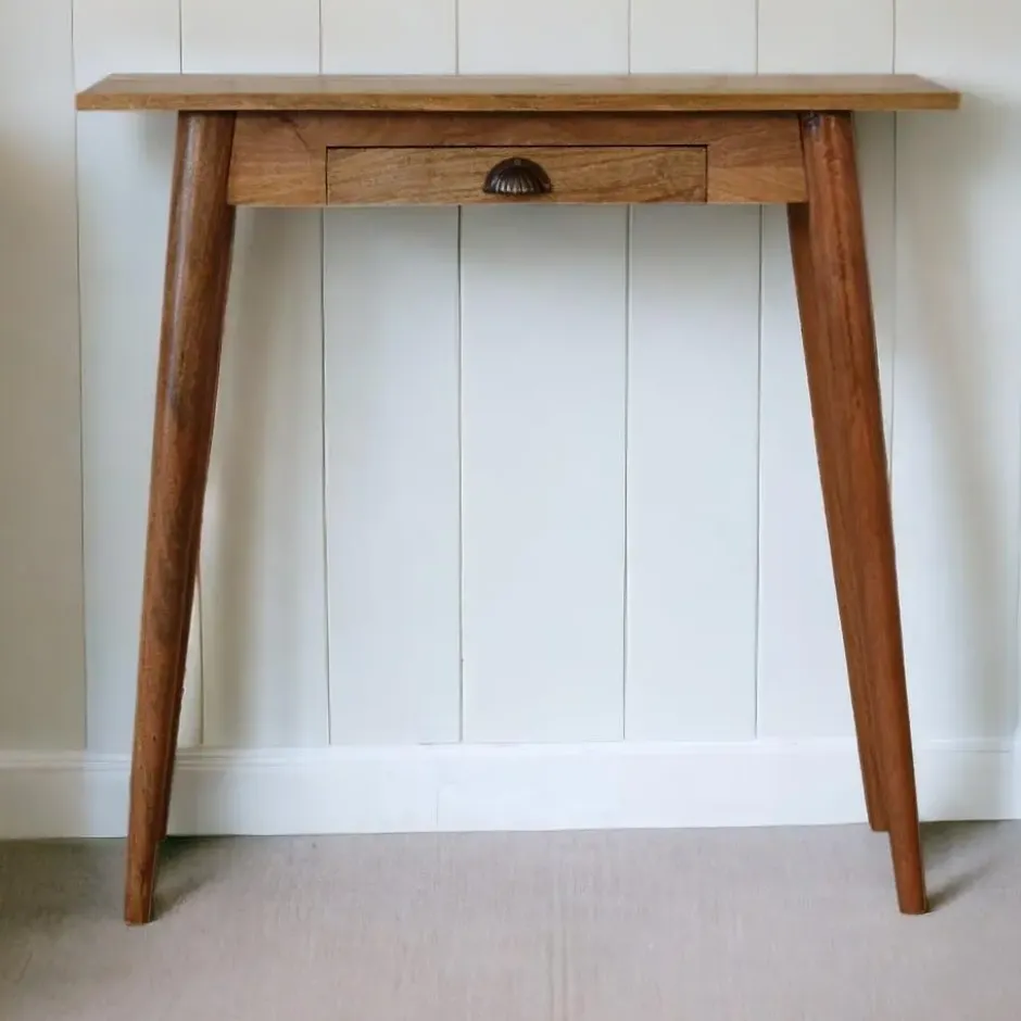 Mini Eiken-achtige Schrijftafel - Nordic Stijl