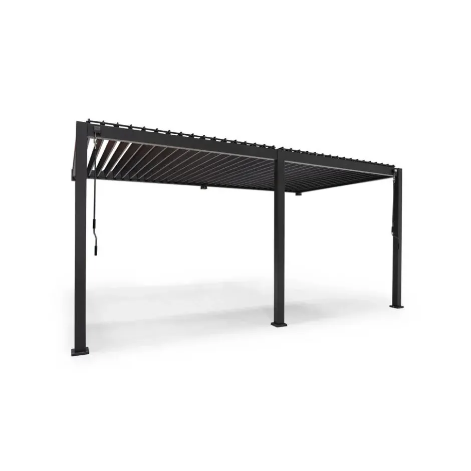 Mirador Deluxe overkapping muur 300 x 530 cm antraciet
