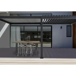 Mirador Deluxe overkapping muur 300 x 530 cm antraciet