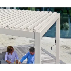 Mirador Deluxe terrasoverkapping 300 x 400 cm grijs