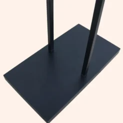 MISOU Dressboy Kledingstandaard Kledinghouder Zwart 114 cm Bamboe en metaal