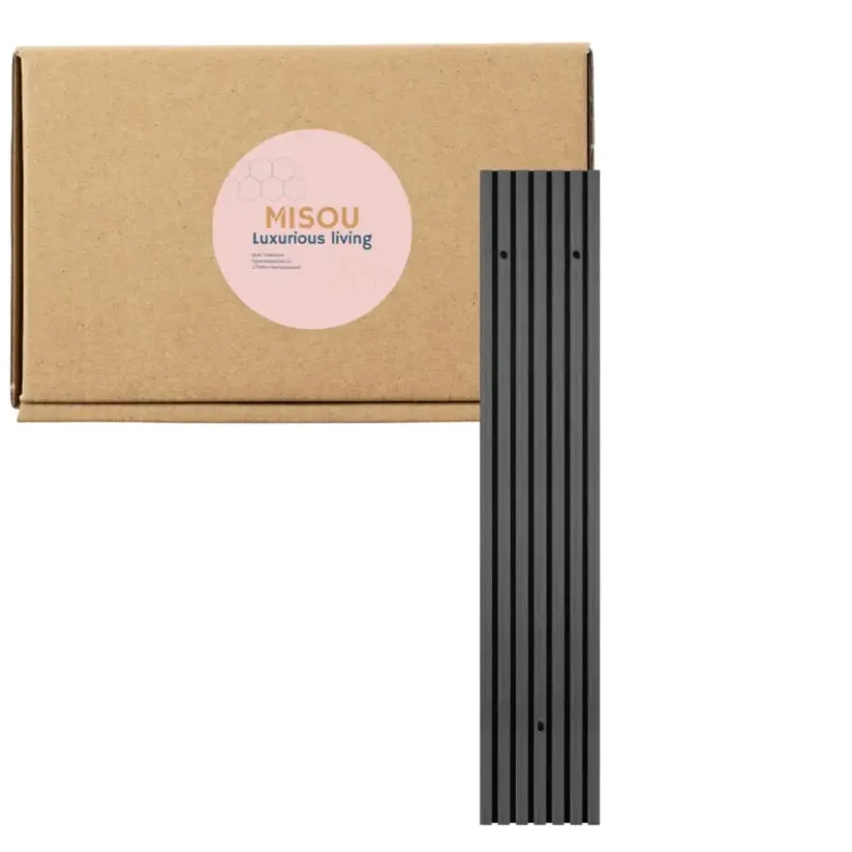 MISOU Kapstok 3 haken Grace - Zwart