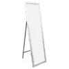 MISOU Passpiegel Wit Marmerlook Staande Spiegel 44x126cm Kinderkamer