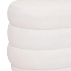 MISOU Teddy Poef Cozy - Wit