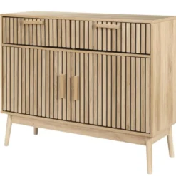 MISOU Wandkast met Lades Klaus - Bruin